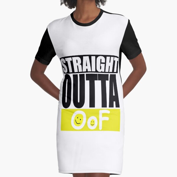 Oof Roblox Graphic T Shirt Dress By Supradon Redbubble - roblox oof costume