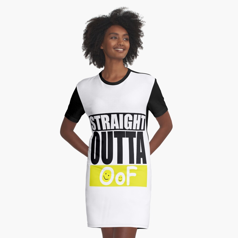 Oof Roblox Graphic T Shirt Dress By Supradon Redbubble - roblox 1980s dress