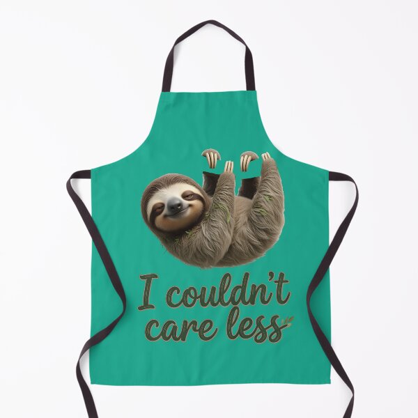 Item preview, I couldn't care less Three-toed sloth designed and sold by ParadoxParadox.