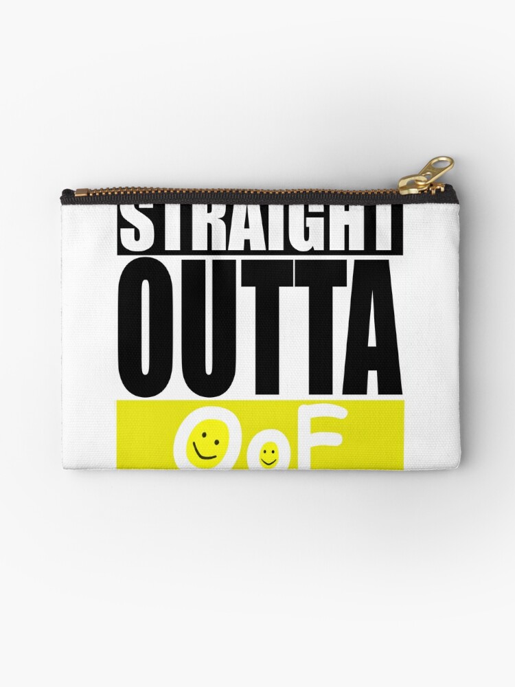 Oof Roblox Zipper Pouch By Supradon Redbubble - got robux zipper pouch by rainbowdreamer redbubble