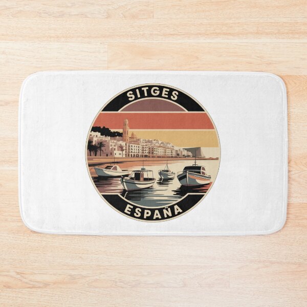 Item preview, Sitges España: Coastal Boats Badge designed and sold by CircinusStore.