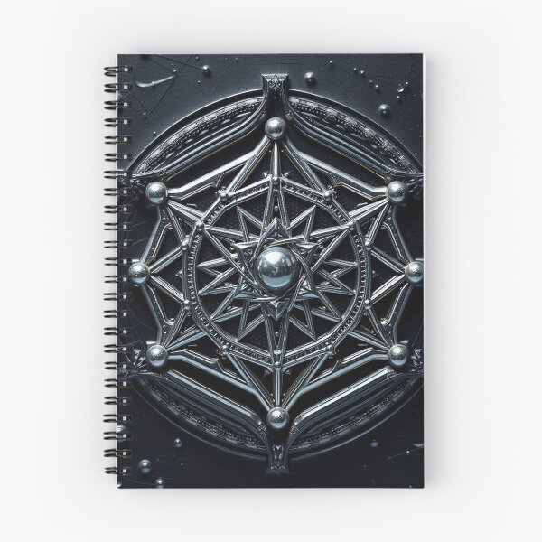 Item preview, Intricate Dark Gothic Mandala Wall Art Print designed and sold by IntelliMindDesigns.