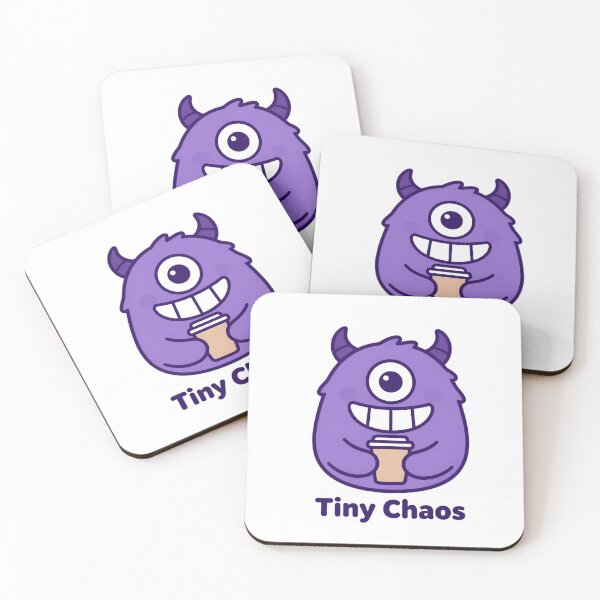 Item preview, Tiny Chaos Cute One-Eyed Monster Coffee Kawaii Funny T-Shirt designed and sold by AVINN-SENPAI.