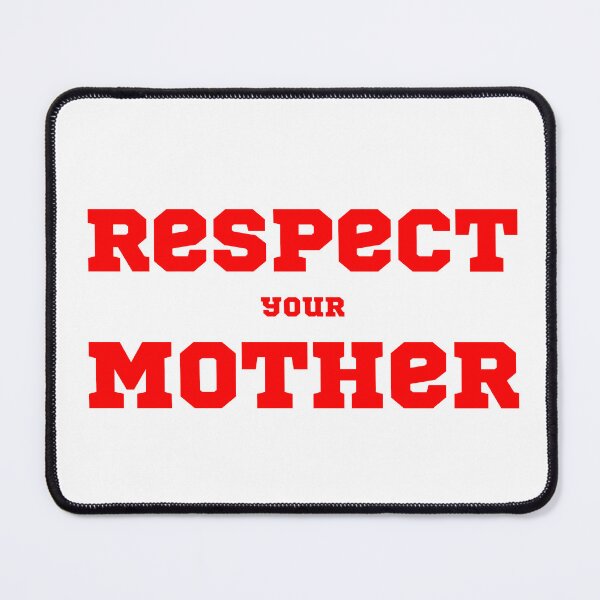 Item preview, Respect Your Mother Bold Red College Style designed and sold by eMKa82.