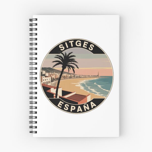 Item preview, Sitges España: Coastal Sunset Badge designed and sold by CircinusStore.