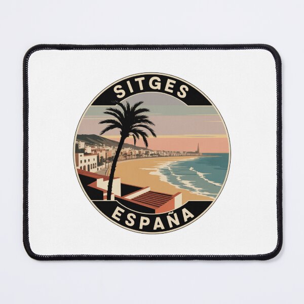 Item preview, Sitges España: Coastal Sunset Badge designed and sold by CircinusStore.