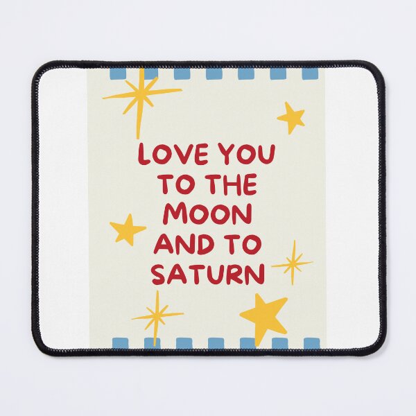 Item preview, moon and saturn designed and sold by lauren-bedford.