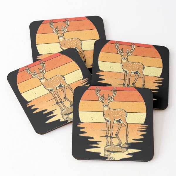 Item preview, Deer Hunting Retro Sunset Vintage Buck Hunter designed and sold by Occasional House.