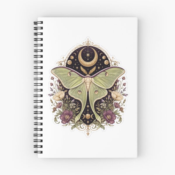 Item preview, Celestial Luna Moth Moon Garden designed and sold by Talisman Design.