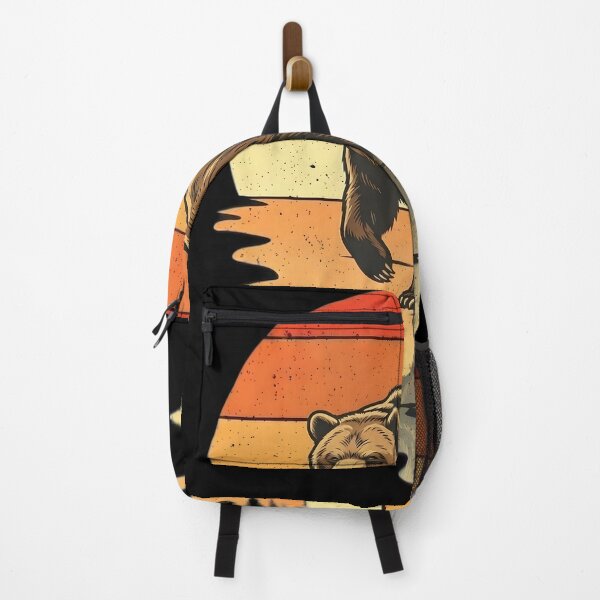Item preview, Grizzly Bear Retro Sunset Vintage Wildlife designed and sold by Occasional House.