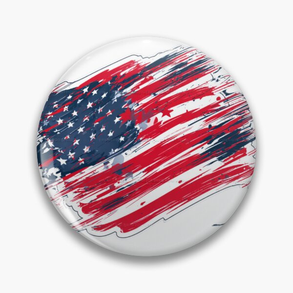 Item preview, Textured Scratch American Flag Sticker designed and sold by GeekStickerLab.