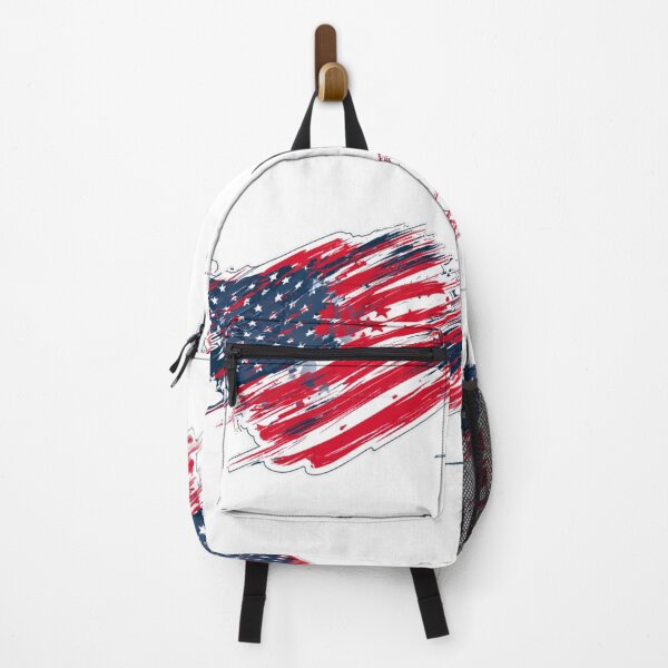 Item preview, Textured Scratch American Flag Sticker designed and sold by GeekStickerLab.