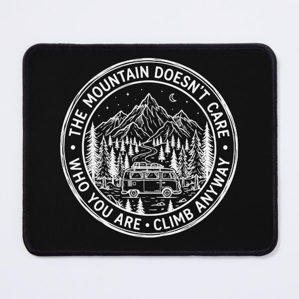 Item preview, Retro Camping Badge T-Shirt – Mountain Camper Van Circle Design Nature Tee designed and sold by fawzimorsy.