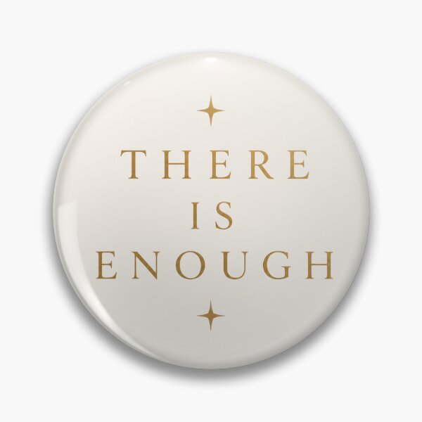 Item preview, There Is Enough – Minimalist Typography Shirt | Soft Abundance | Quiet Luxury Aesthetic designed and sold by BeaVibes.