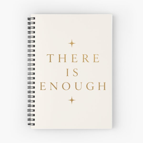 Item preview, There Is Enough – Minimalist Typography Shirt | Soft Abundance | Quiet Luxury Aesthetic designed and sold by BeaVibes.