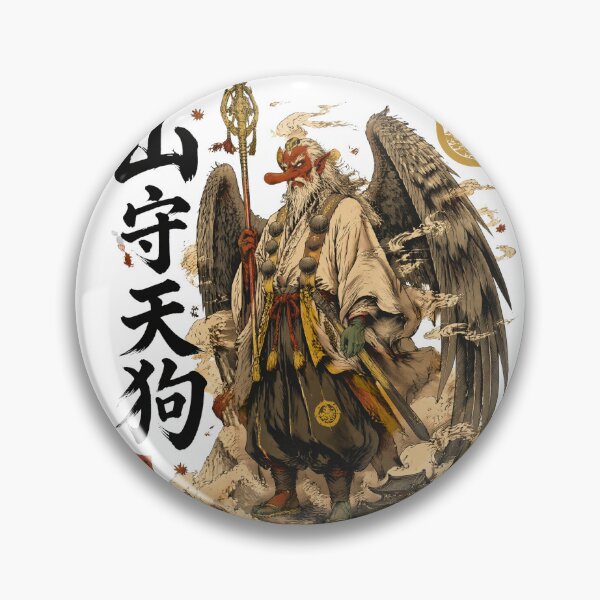 Item preview, Guardian of the Mountains - Japanese Tengu Mountain Spirit designed and sold by kaxymax.