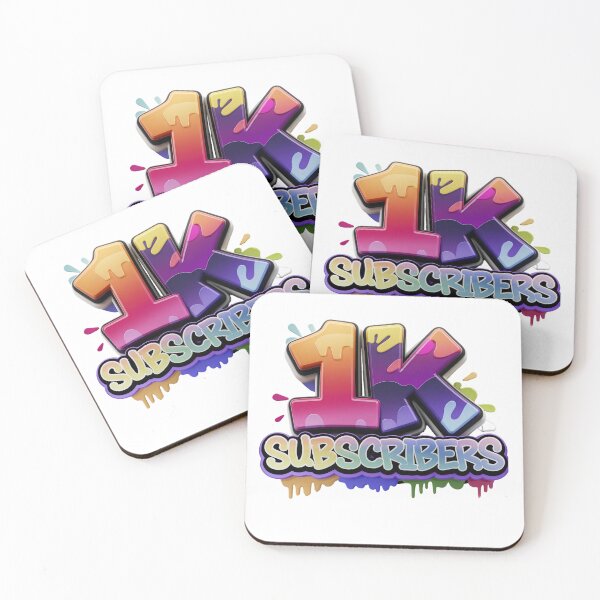 Item preview, 1K Subscribers Celebration – Colorful YouTuber Milestone T-Shirt designed and sold by KRStyleClub.