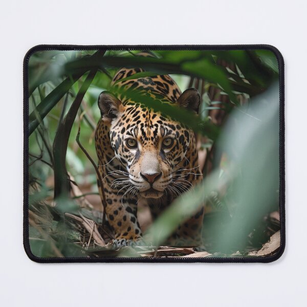 Item preview, Jaguar Stalking Through the Rainforest designed and sold by Erika Kaisersot.