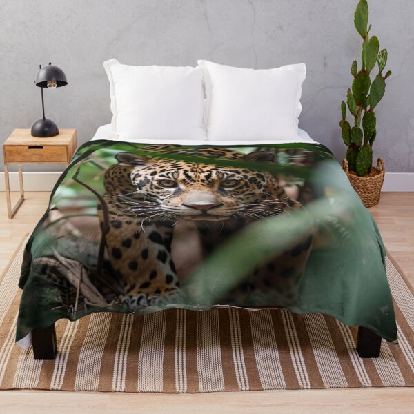 Item preview, Jaguar Stalking Through the Rainforest designed and sold by Erika Kaisersot.