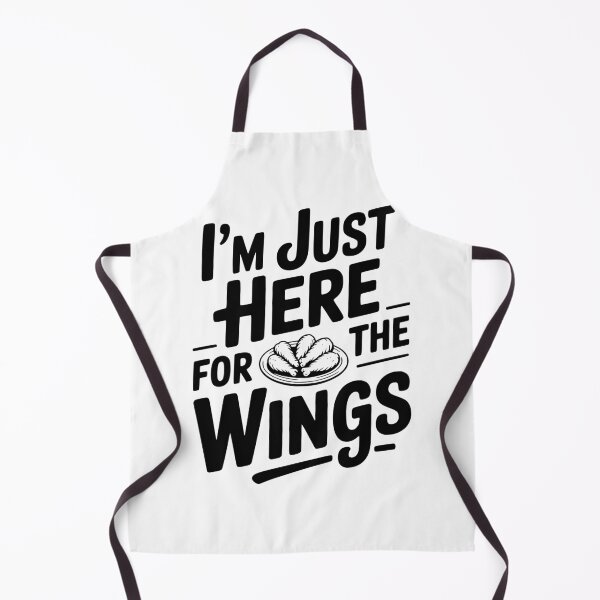 Item preview, I'm Just Here For The Wings designed and sold by Frank Ring.
