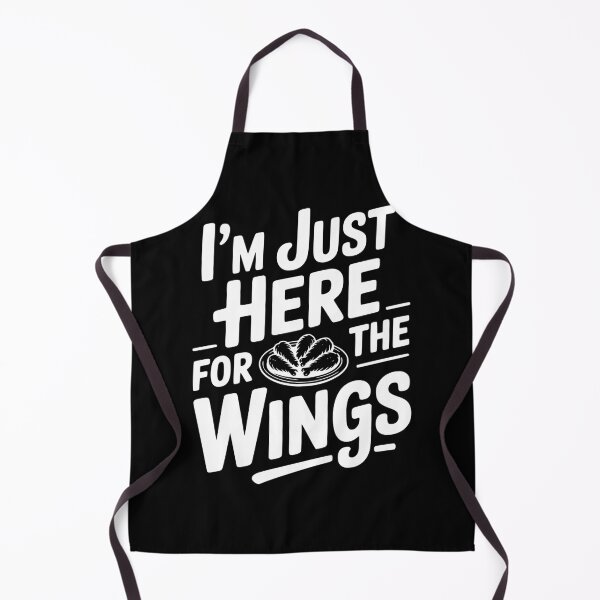Item preview, I'm Just Here For The Wings designed and sold by Frank Ring.