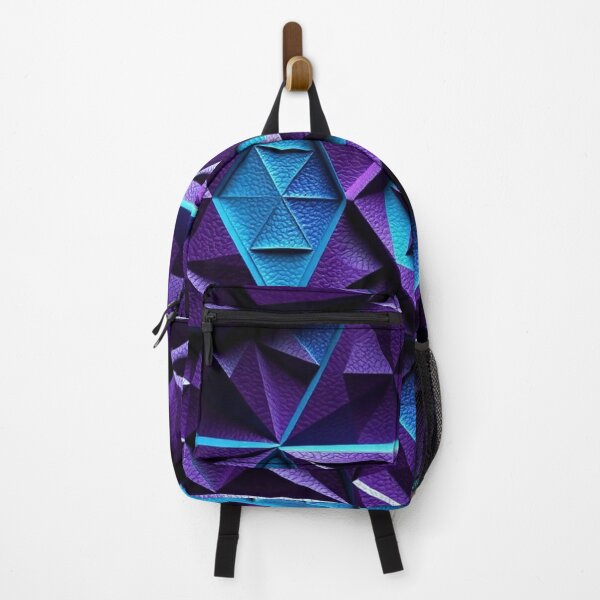 Item preview, Modern Purple Faceted Crystal Mandala Print designed and sold by IntelliMindDesigns.