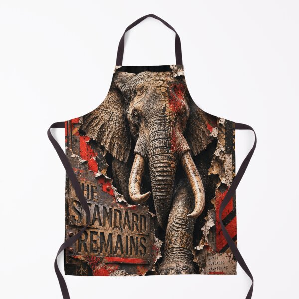 Item preview, Operator The Standard Remains Elephant Industrial Canvas Print designed and sold by SavannaStrikes.