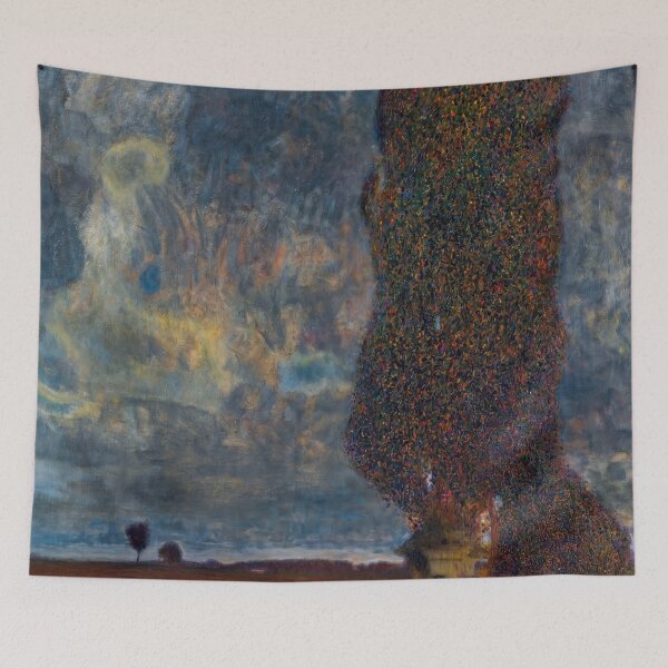 Item preview, Tall Poplar Tree Under Stormy Sky designed and sold by artofuniverse.