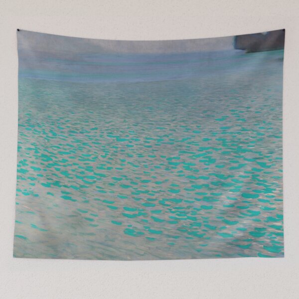 Item preview, Turquoise Lake in Misty Morning Light designed and sold by artofuniverse.