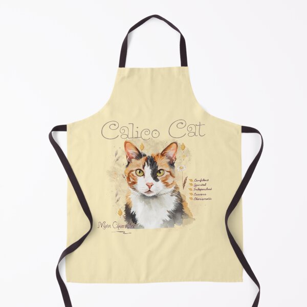 Item preview, Cute Watercolor Calico Cat Main Character Aesthetic Illustration designed and sold by KaBaRen.