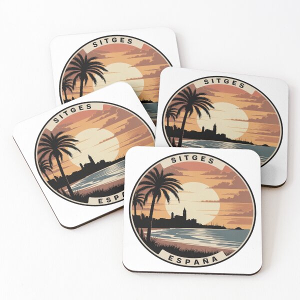 Item preview, Sitges España: Golden Sunset Badge designed and sold by CircinusStore.