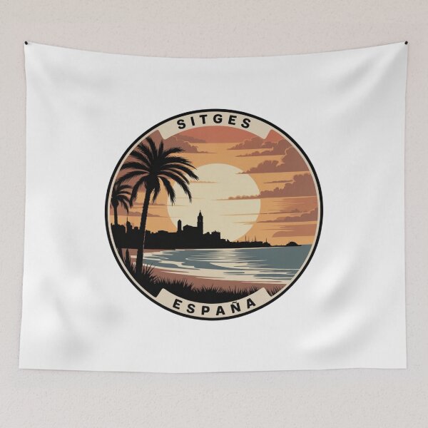 Item preview, Sitges España: Golden Sunset Badge designed and sold by CircinusStore.