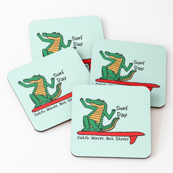 Item preview, Surf Day Catch Waves, Not Stress designed and sold by RetroChunky®.