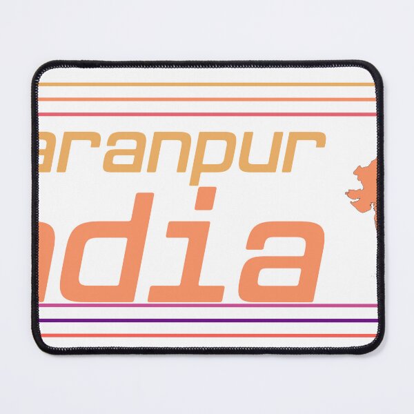 Item preview, Saharanpur India City Marked On Country Map designed and sold by TheIconSmith.