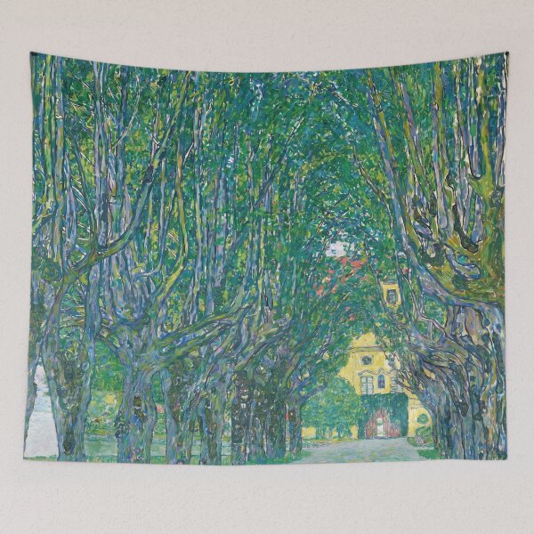 Item preview, Green Tree Lined Avenue to Manor designed and sold by artofuniverse.