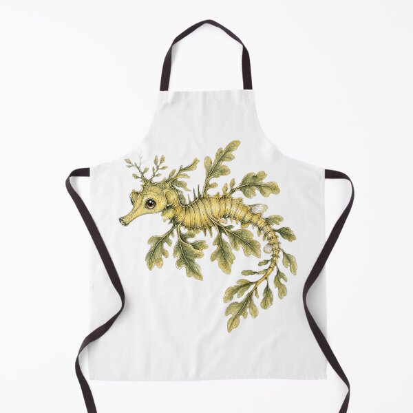 Item preview, Cute Vintage Leafy Seadragon Sticker - Kelp Sea Dragon Illustration designed and sold by PND7777.