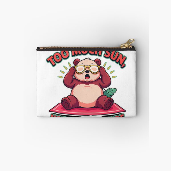 Item preview, Funny Panda Tan Lines Summer Quote Sticker designed and sold by mo-carnival.