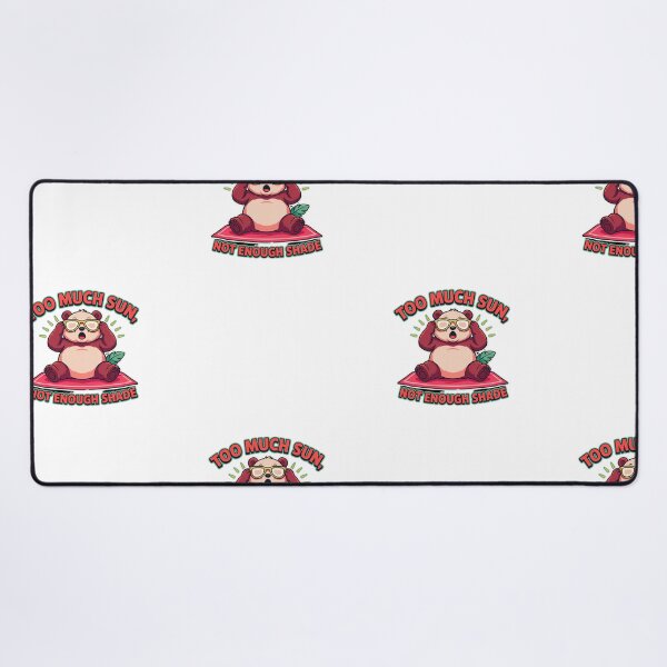 Item preview, Funny Panda Tan Lines Summer Quote Sticker designed and sold by mo-carnival.