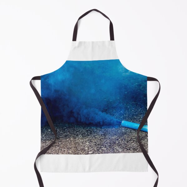 Item preview, Blue Smoke Bomb on Asphalt Producing Dense Colorful Plume and Urban Smoke Effect designed and sold by Nmallia.