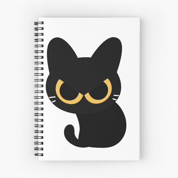 Item preview, Black Cat Side Eye | Funny Witchy Cat Aesthetic Sticker designed and sold by AeraArts.