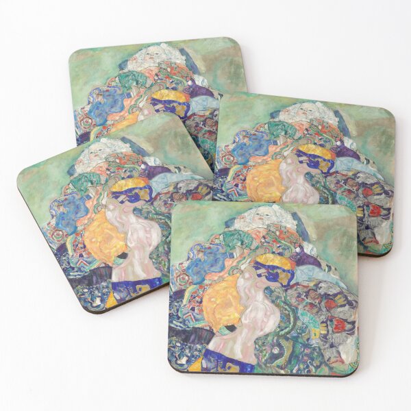 Item preview, Baby Nestled in Colorful Patterned Blankets designed and sold by artofuniverse.