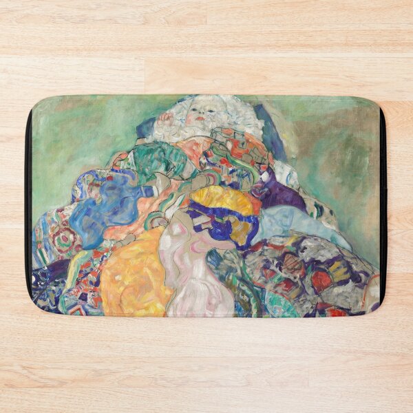 Item preview, Baby Nestled in Colorful Patterned Blankets designed and sold by artofuniverse.