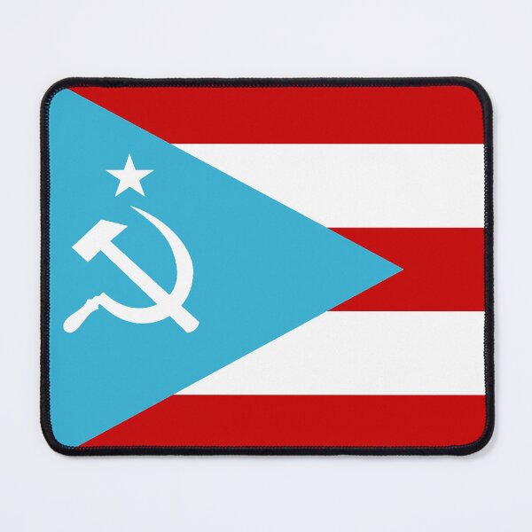 Item preview, Communist Puerto Rico Flag | Marxist Anti-Colonial Design for Stickers, Apparel & Accessories | Decolonial Resistance Art & Boricua Sovereignty Symbol designed and sold by RevolutionToday.