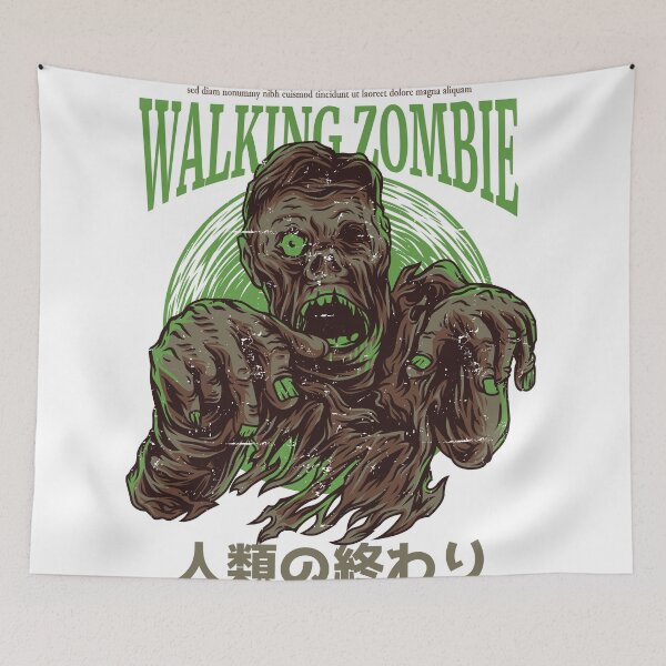 Item preview, Walking Zombie - Apocalypse Horror Halloween Art designed and sold by BrewChef.