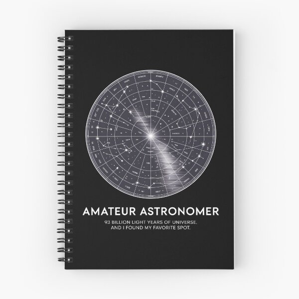Item preview, Amateur Astronomer Star Map Chart Deep Universe Quote designed and sold by Enea Kelo.