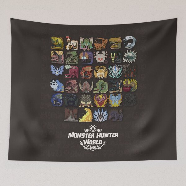 Item preview, Cartel del mundo de Monster Hunter designed and sold by Netscape28kbps.