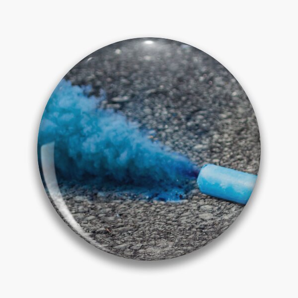 Item preview, Blue Smoke Bomb on Asphalt Producing Dense Colorful Plume and Urban Smoke Effect designed and sold by Nmallia.