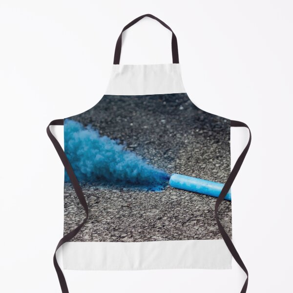 Item preview, Blue Smoke Bomb on Asphalt Producing Dense Colorful Plume and Urban Smoke Effect designed and sold by Nmallia.