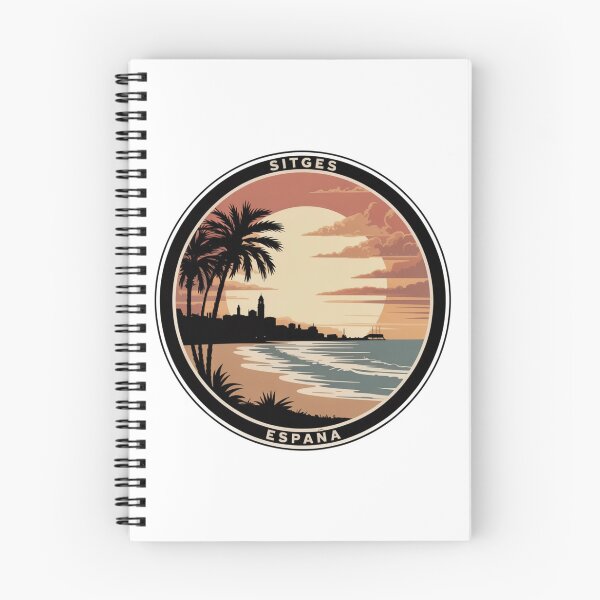 Item preview, Sitges España: Sunset Silhouette Badge designed and sold by CircinusStore.