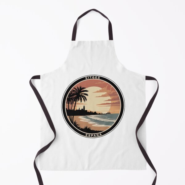 Item preview, Sitges España: Sunset Silhouette Badge designed and sold by CircinusStore.